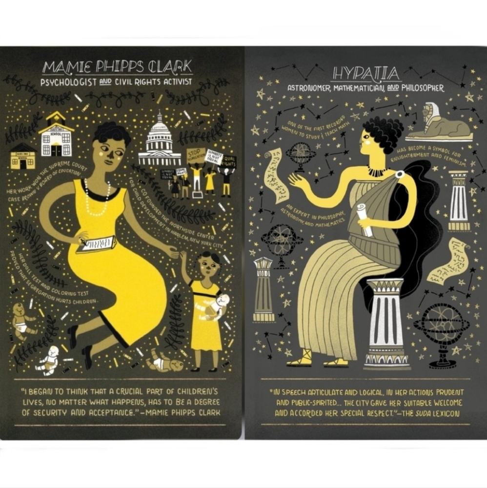 WOMEN IN SCIENCE 100 Postcards by Author Rachel Ignotofsky SEALED NIB - Picture 6 of 8